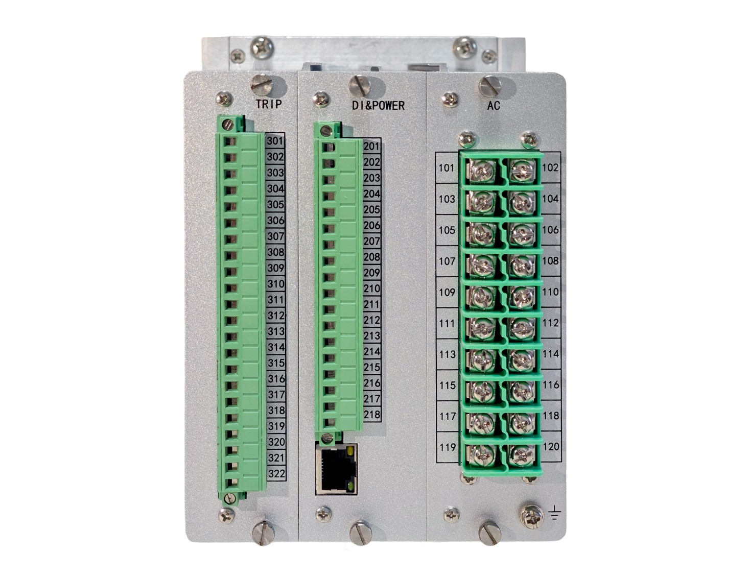 Capacitor protection relay Side View