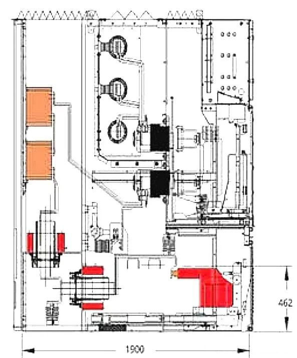 Medium Voltage Switchgear Structure Diagram 
