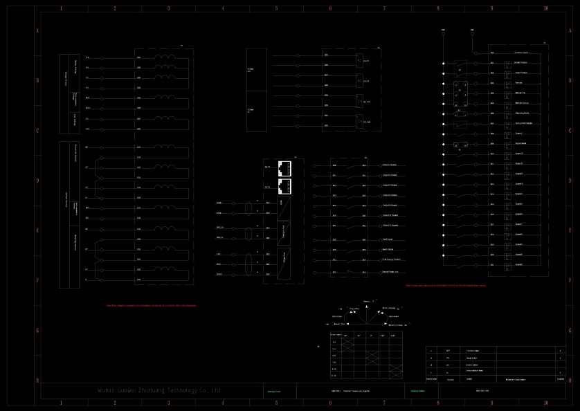 GWZC-9811 Line protection relay engineering drawing